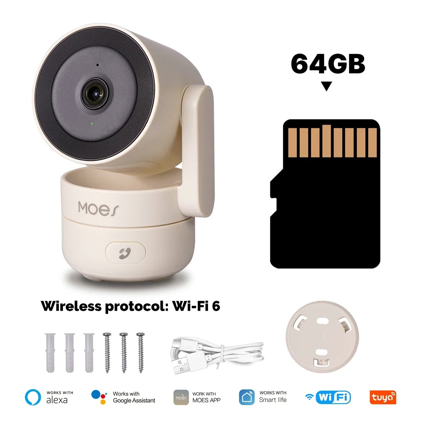 Wi-Fi 6 4MP Smart Security Camera
