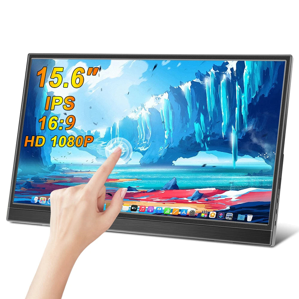 Touchscreen Portable Monitor for Laptop Travel