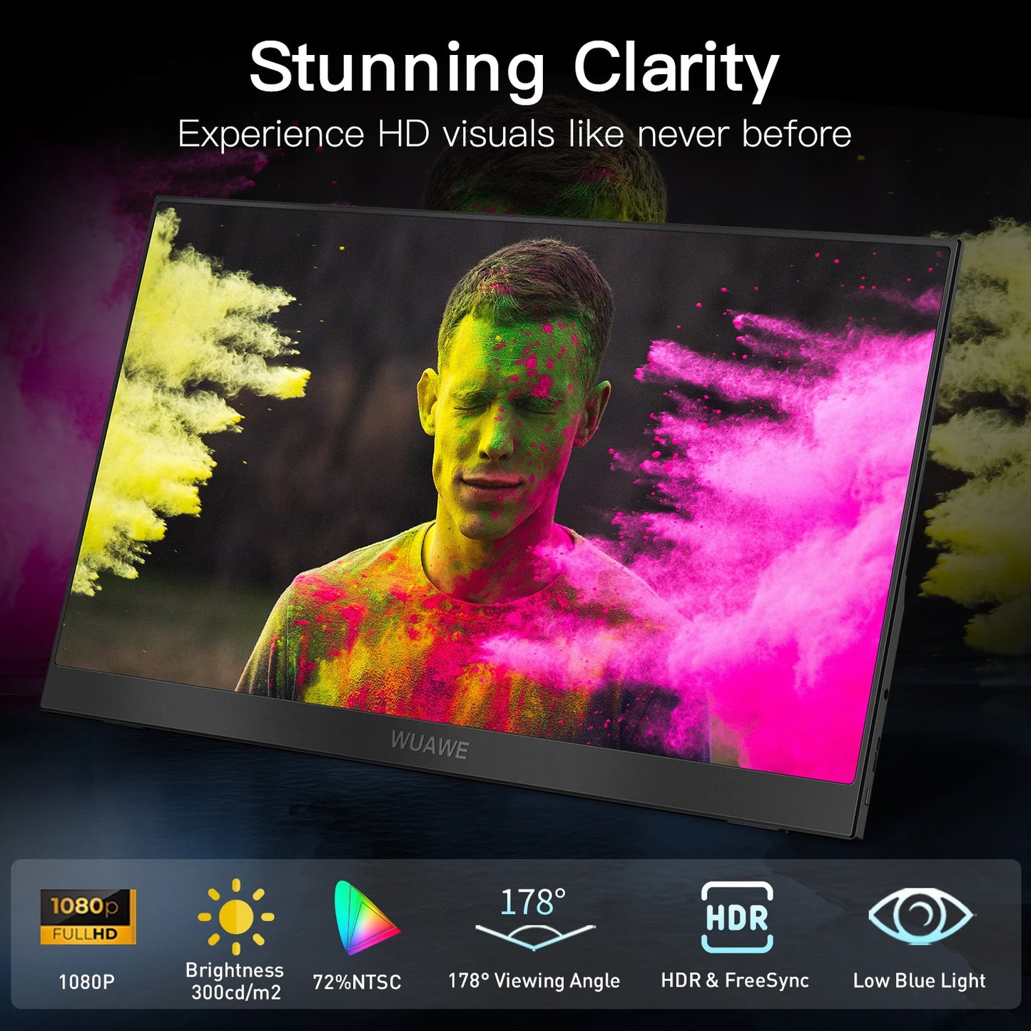 15.6" Portable 1080P Monitor for Laptop