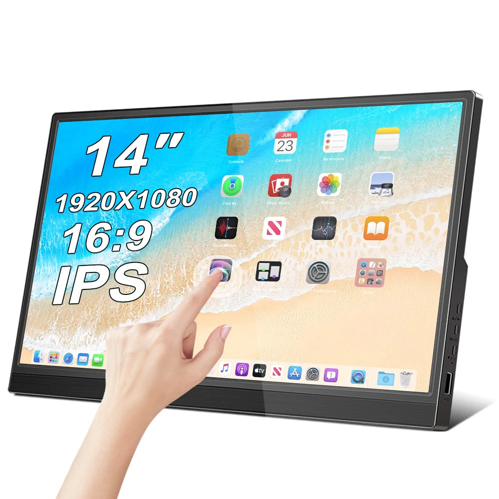 Touchscreen Portable Monitor for Laptop Travel