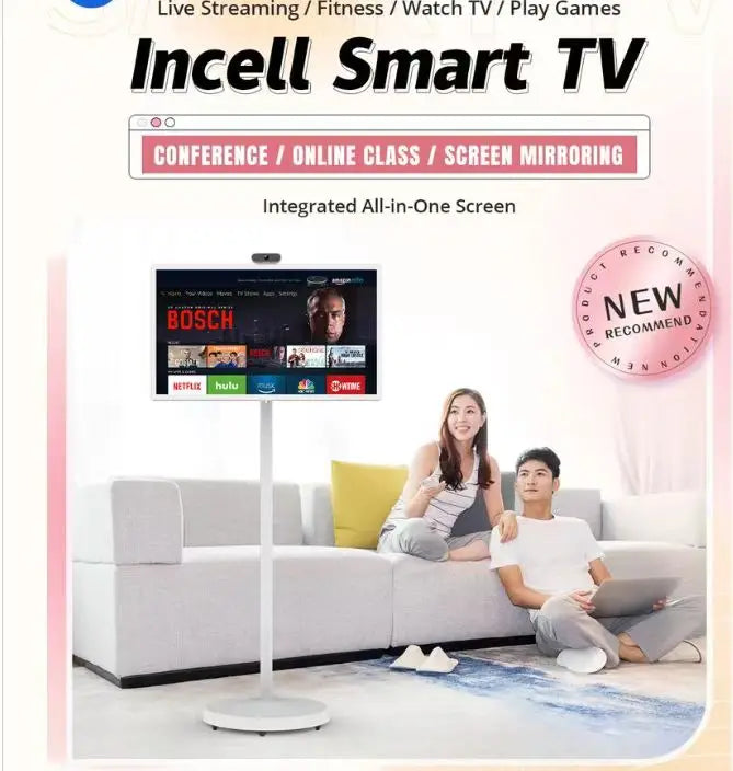 Mobile TV with Touch Screen and Bluetooth Remote