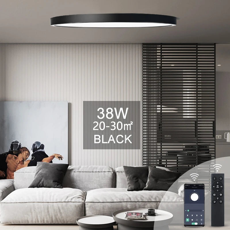 Smart LED Ceiling Lamp with Remote Control