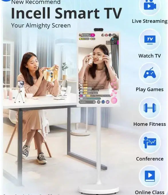 Mobile TV with Touch Screen and Bluetooth Remote