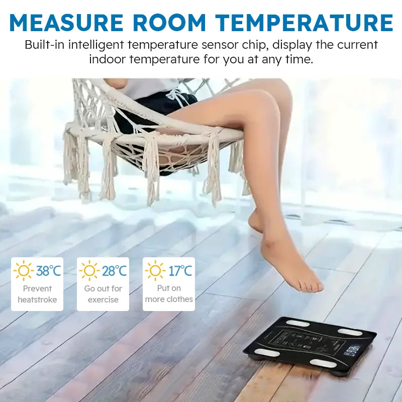 Smart LED Body Fat Scale Analyzer