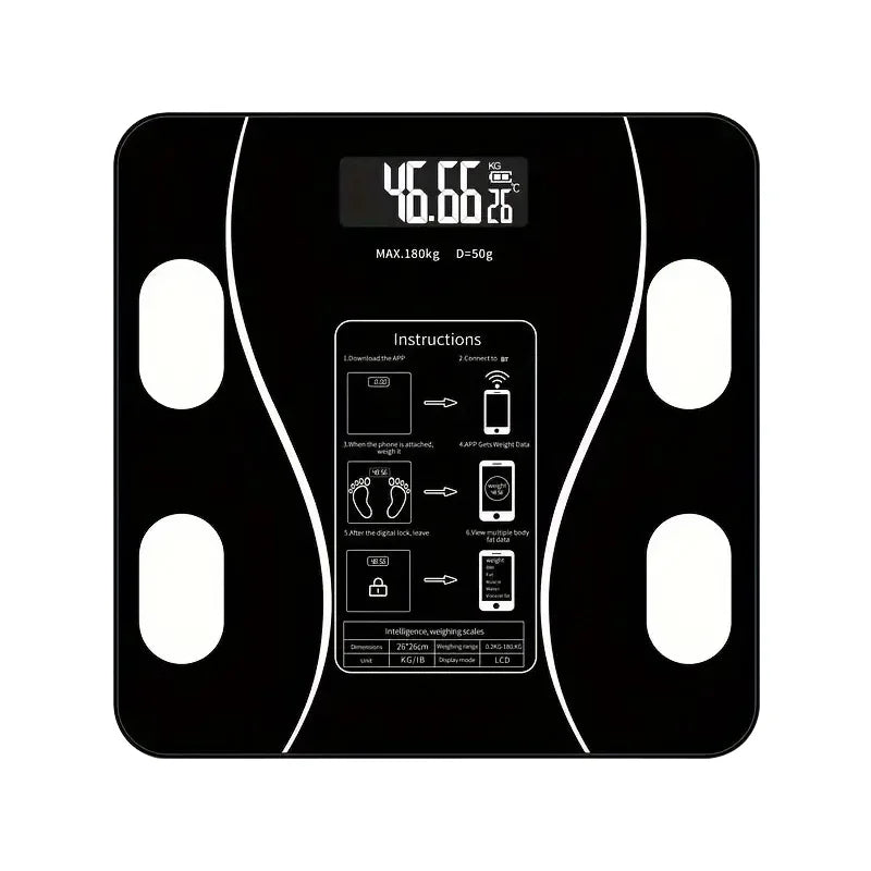 Smart LED Body Fat Scale Analyzer