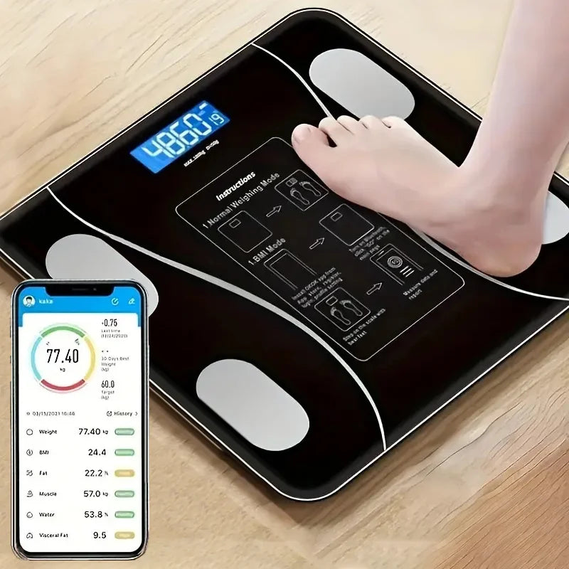 Smart LED Body Fat Scale Analyzer