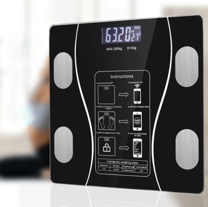 Smart LED Body Fat Scale Analyzer