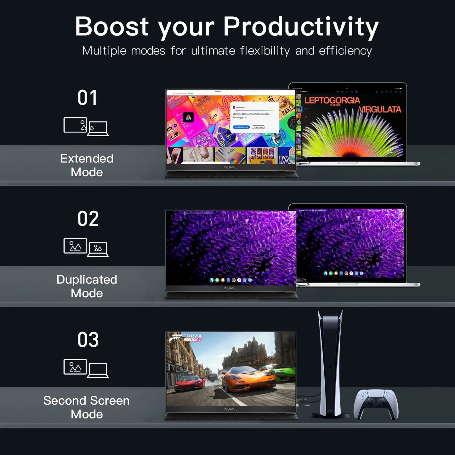 15.6" Portable 1080P Monitor for Laptop