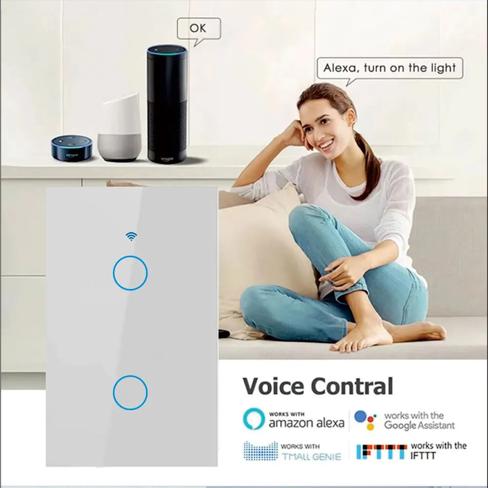 Tuya Smart WiFi Light Switch with Alexa