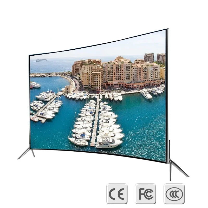 4K UHD Curved Smart LED TV with USB