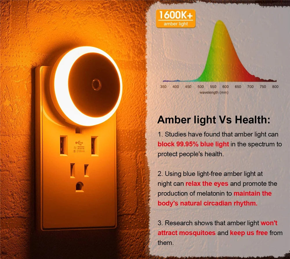 LED Smart Night Light for Home and Hallway