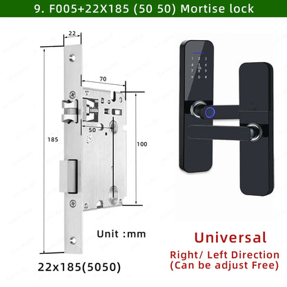 Waterproof Tuya Smart Door Lock with Fingerprint