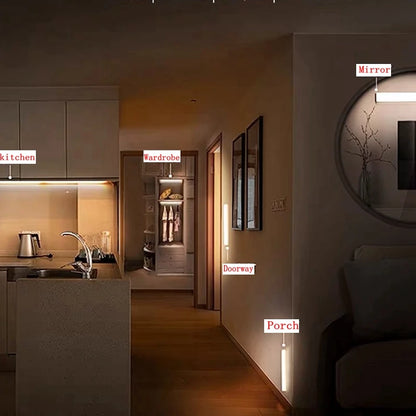 LED Motion Sensor Wireless Rechargeable Light