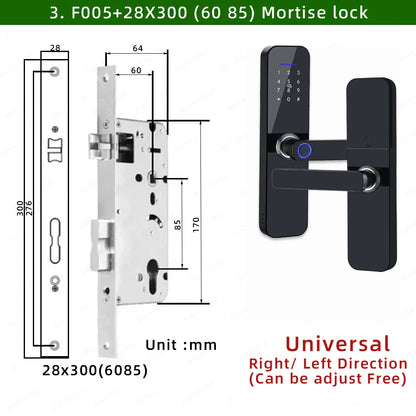 Waterproof Tuya Smart Door Lock with Fingerprint