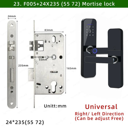 Waterproof Tuya Smart Door Lock with Fingerprint