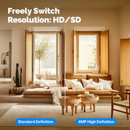 Wi-Fi 6 4MP Smart Security Camera