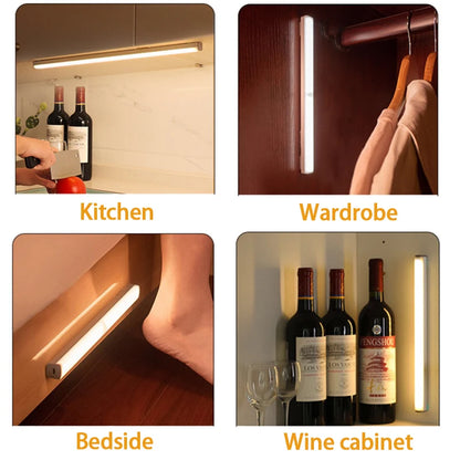 LED Motion Sensor Wireless Rechargeable Light