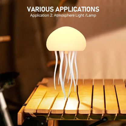 Cartoon Jellyfish RGB Night Light Lamp