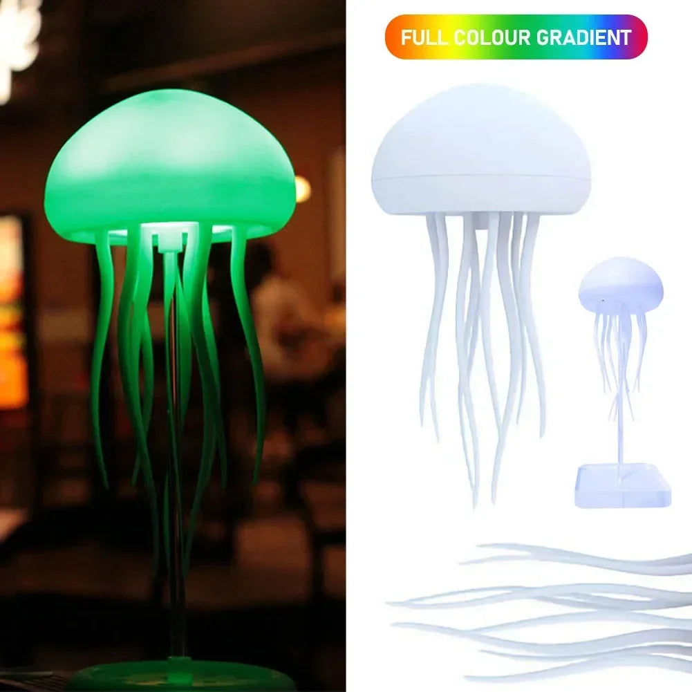 Cartoon Jellyfish RGB Night Light Lamp