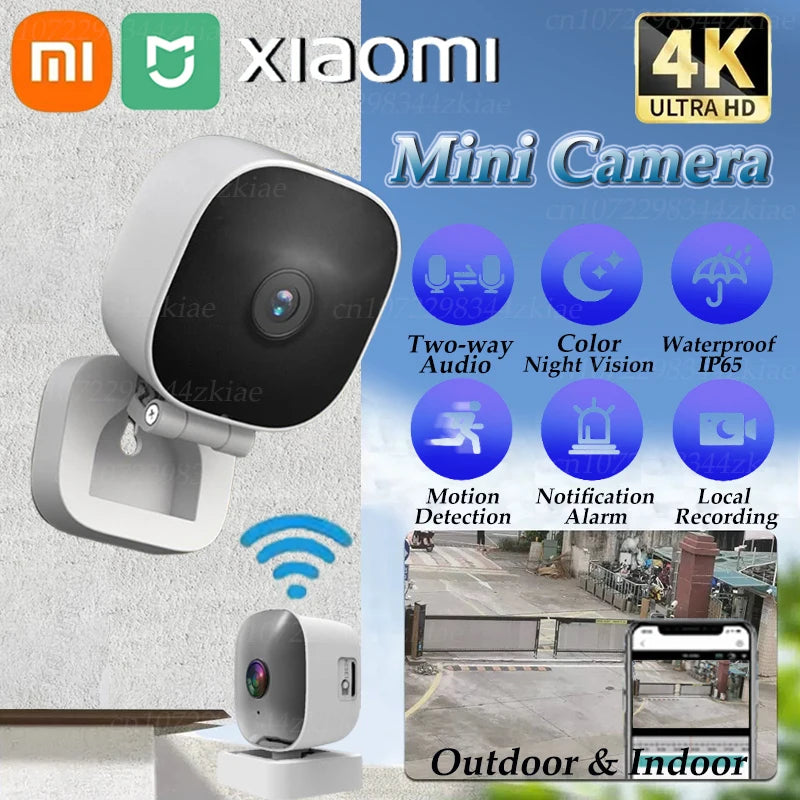 4K WiFi Security Camera with Night Vision