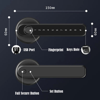 Fingerprint Smart Door Lock with Bluetooth