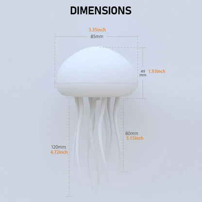 Cartoon Jellyfish RGB Night Light Lamp